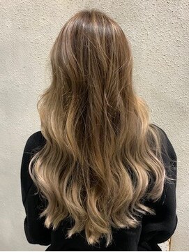 ラッドヘアー(RAD hair) 大人可愛い*バレイヤージュグレージュカラー