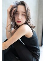 オースティン 流山おおたかの森(AUSTIN)&nbsp;大人かわいい前髪セシルカットココアブラウンフリンジウェーブ