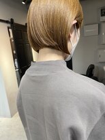 ロク 高田馬場(lok)&nbsp;ぷつっとボブ×ブリーチなしハイトーン【lok 高田馬場】