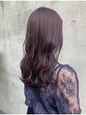 *ブリーチなし暖色系ラズベリーピンクブラウンパープルピンク