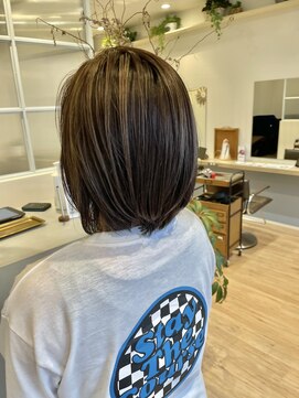 コノアラボ 守谷店(Conoah labo) オリーブグレージュ/グレージュカラー/白髪ぼかし/ハイライト