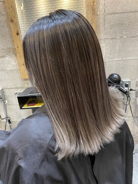 サニー 渋谷(SUNNY) グレーベージュニュアンスカラーアッシュミルクティー