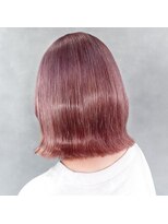 ミル 今治(1003 mille IMABALI)&nbsp;韓国風ピンクコーラルの外はねボブ