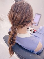 ヘア サロン クラン ソア 心斎橋店(hair salon clan soar) 編みおろし 【クランソア】ヘアセット/ヘアメ/心斎橋