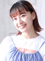 無垢(muku)&nbsp;大人可愛い小美髪ツヤ髪外ハネボブバイカラーA2