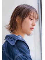 【ARTE表参道/青山】モテ髪ミディアム×ブリーチなし透明感