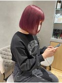 カシスピンク ダブルカラー ミニボブ @sarina