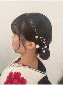 成人式前撮りヘアセット