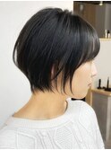 黒髪/グレーベージュ/レイヤーロング/前髪パーマ[西船橋/津田沼]