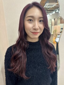 リリバイシエル(lili by CieL) レッドバイオレット×ブリーチカラー×韓国風レイヤー