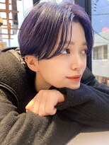 キアラ(Kchiara)&nbsp;センターパートハンサムショート福岡kchiara川野直人