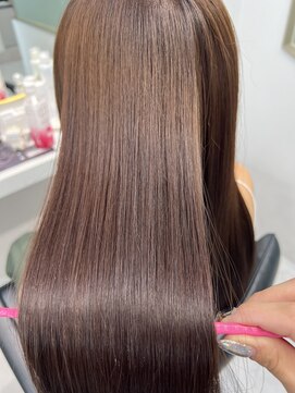 トランス(TRUNS) ケアカラー+髪質改善ULTOWAトリートメント