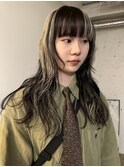 レイヤーカット/ブロックカラー/デザインカラー/ワイドバング