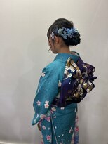 美容室 メザミー MESAMIES うなじスッキリアップヘア!成人式着物かわいいヘアセット