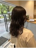 簡単スタイリング!大きめウェーブパーマ