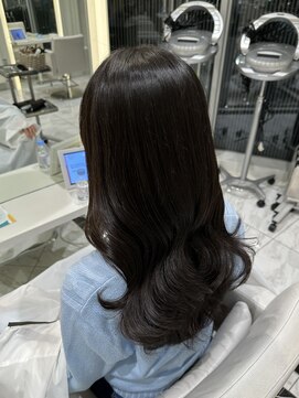 ザザアオヤマ(ZA/ZA AOYAMA) レイヤーロング/顔まわりレイヤー/韓国巻き