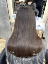 ロンドシエル 横浜(Lond ciel)&nbsp;髪質改善縮毛矯正レイヤーカット顔周り前髪韓国ミニウルフ/横浜