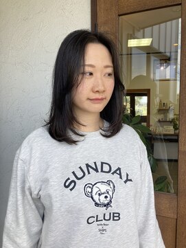 ヘアーアンドネイル マニッシュ(hair&nail Manish) ミディアムふで