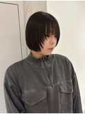 【YOKE】ボブウルフレイヤーボブ暗めカラーグレージュ顔周り