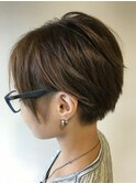 【BOTANIUM by RrSALON】外国人ボーイッシュ2ブロックショート☆