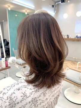 コンティロミー(CONTI ROMMY.) 20代～50代☆ミディアムレイヤーカット韓国風巻き◎髪質改善