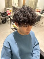 メンズサロン キング 心斎橋店(Men’s salon K!ng) ホワイトメッシュ/ツイスト/ツイスパ/パーマ/メンズ/眉毛/心斎橋