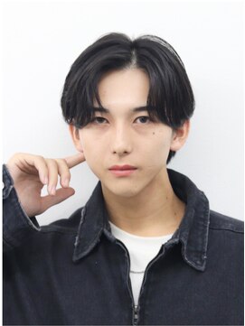 エデン バイ トゥルークリエイション 新越谷(EDEN by True Creation) MEN’S HAIR/ブルーブラック/フェザーパーマ/新越谷