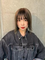 ジュノヘアージャパン 表参道(JUNO HAIR JAPAN)&nbsp;黒髪/クラゲヘアー/オリーブグレー/小顔/ココアベージュ/渋谷