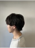 men'sソフトウルフシャドウパーマ