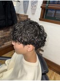 波巻きシャドウパーマ