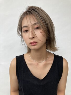 パープル 自由が丘(purple) レイヤーカット/ブリーチ/外国人風［自由が丘駅］