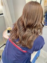 チャプター 問屋町(chapter)&nbsp;髪質改善トリートメントミディアムレイヤーミルクティーブラウン