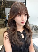 髪質改善/ワンホンレイヤー/顔周り/透明感カラー/韓国ヘア/北柏