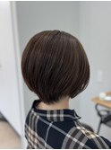 丸みショート×ヴェールベージュ