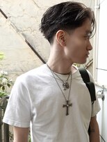 ノラ シブヤ(NORA)&nbsp;外国人風海外風スリックバックテーパーフェードセンターパート