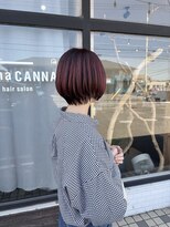 カンナカンナ 三佐店(cannaCANNA)&nbsp;小顔に見える☆ショートボブ