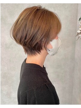 ドール 阪急高槻(DOLL) 大人ショート×髪質改善カラー7.25ナチュラルショート