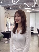 エシカ(ethica)&nbsp;【ethica_南船場】艶髪セミロングレイヤー×髪質改善×ベージュ