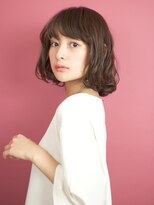 ベック ヘアサロン(BEKKU hair salon)&nbsp;セミウェットでルーズカールなタンバルモリスタイル[ボブ]