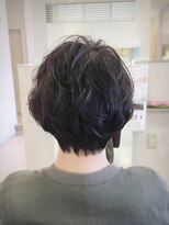 クール ヘアー ギャラリー 神明町店(COOL Hair gallery) パーマでトップのペタンコ解決☆大人のふんわりショートヘア