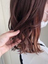 ヘアーデザイン シュシュ(hair design Chou Chou by Yone)&nbsp;☆chouchou☆インナーカラー&オレンジカラー