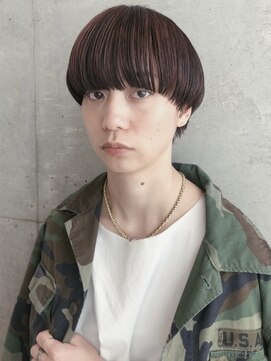 ドットプラス リム(Dot+LIM) （stylist曽我）ワインレッドのハイライト×マッシュショート