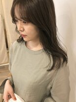 エイチ 梅田(H)&nbsp;オリーブベージュ アンブレラカラー/20代/30代/40代/顔まわり/