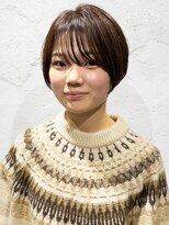 ボウ(BEAU)&nbsp;シンプル×可愛いで透き通る素朴感◎アッシュブラウンボブ