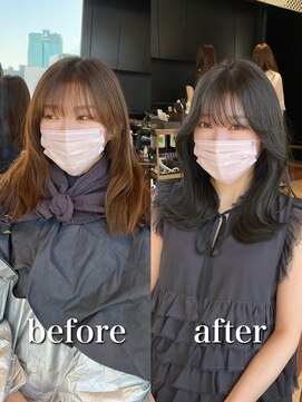 アフロート ギンザ(AFLOAT GINZA) 【白川style】20代30代40代小顔カット大人かわいいくびれモテ髪