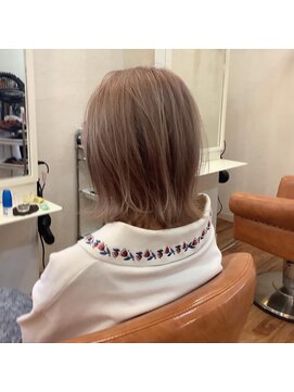 コミュニヘア(communi Hair) ピンクベージュカラー