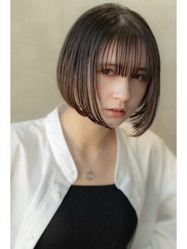 オースティン 流山おおたかの森(AUSTIN) 大人かわいい前髪セシルカットココアブラウンフリンジウェーブ