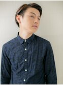 サイドグラデーションで七三分けアップバンクb