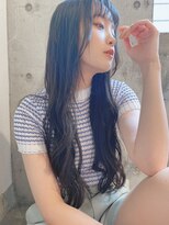 ルービック バランス 天王寺(Rubik's×Balance)&nbsp;ブルーブラック/デジタルパーマ/大人可愛い