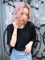 ブゾン(buZon)&nbsp;【buZonブゾン】くびれロブ×ホワイトピンクカラー